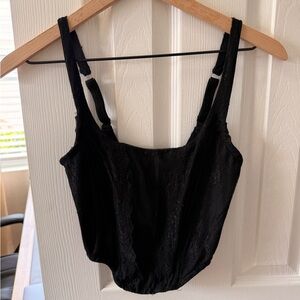Chic Black Lace Camisole for Women